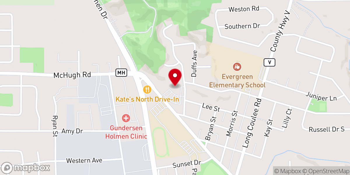 Map showing location of St Elizabeth Catholic Church