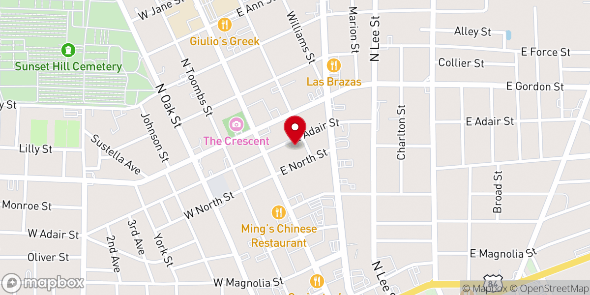 Map showing location of Living Bridges Ministry Corporation
