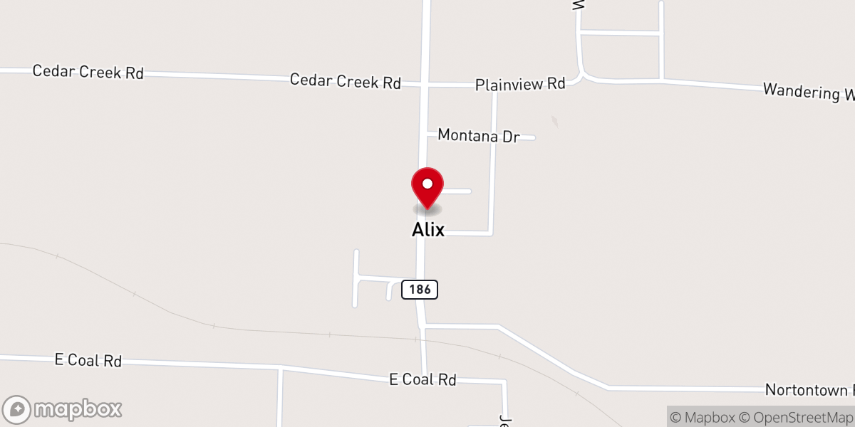 Map showing location of United Methodist Church