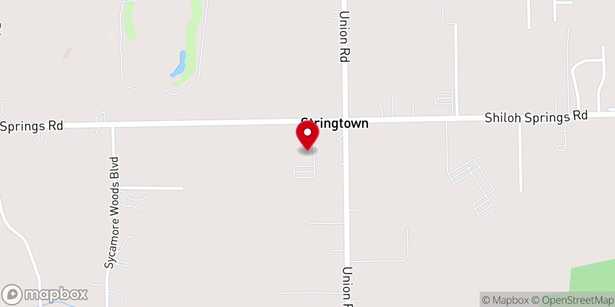 Map showing location of Ethan Temple Seventh-day Adventist Church