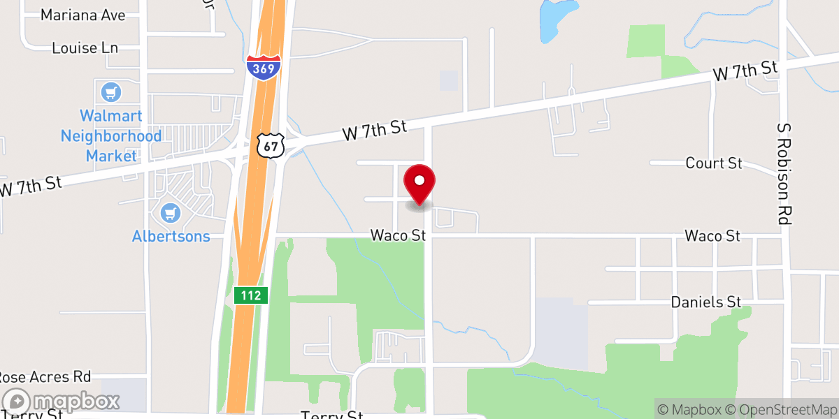 Map showing location of Souls Harbor Pentecostal Church