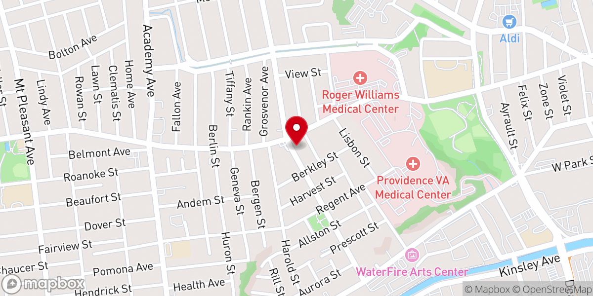 Map showing location of Mount Pleasant Baptist Church