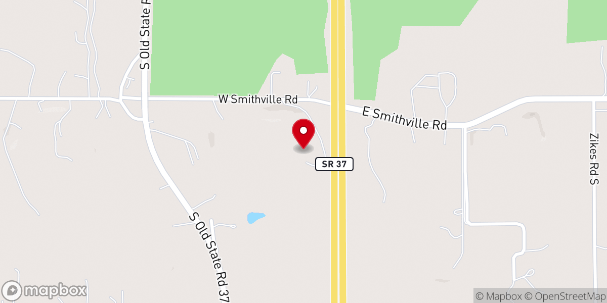 Map showing location of Shiloh Pentecostal Temple