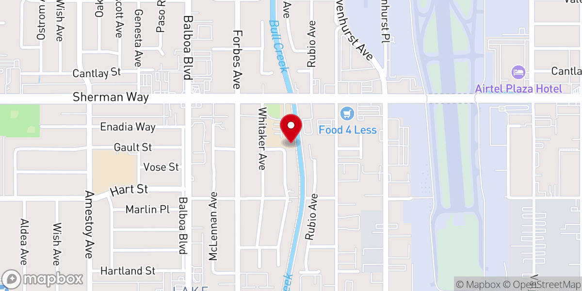 Map showing location of St. Bridget of Sweden Catholic Church
