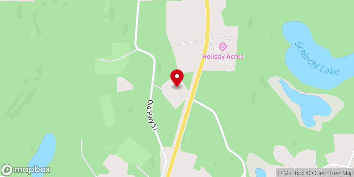 Map showing location of Ascension Lutheran Church
