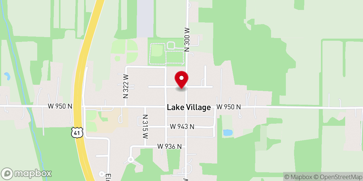 Map showing location of New Life Community Church