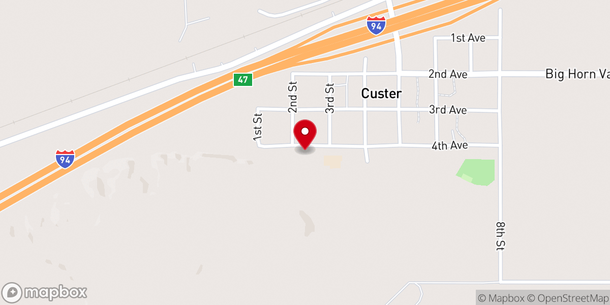 Map showing location of Saint Mary Catholic Church