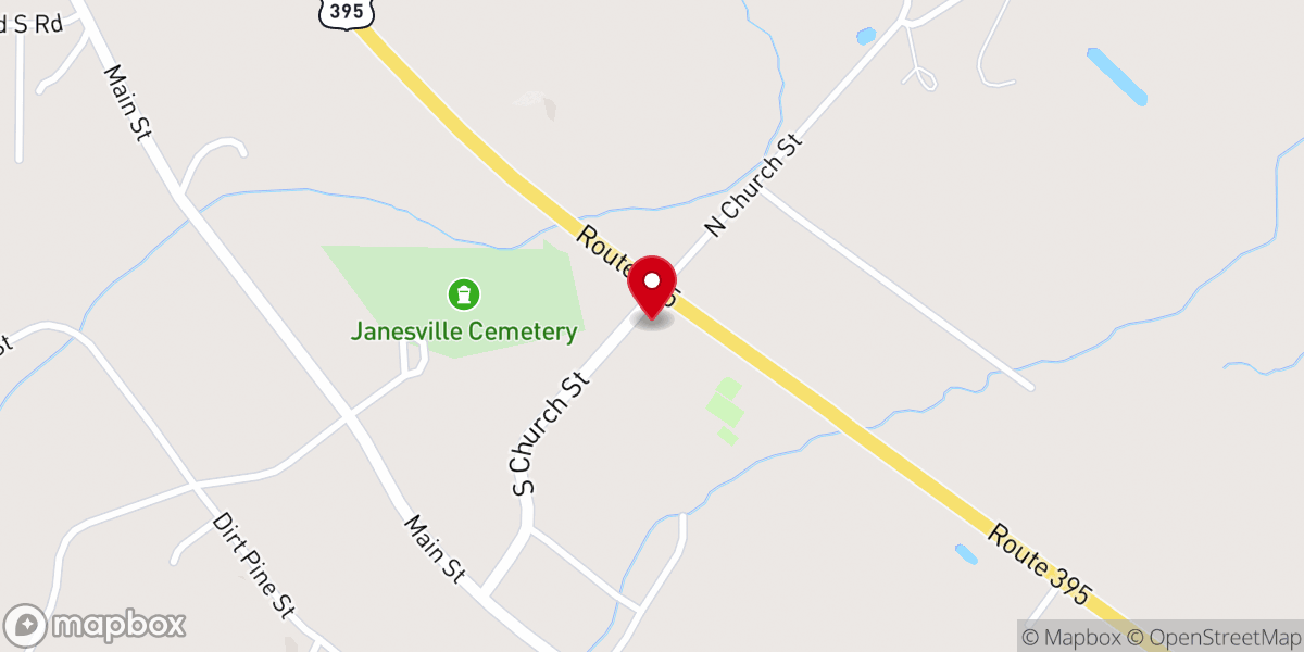 Map showing location of Artisan Coffee
