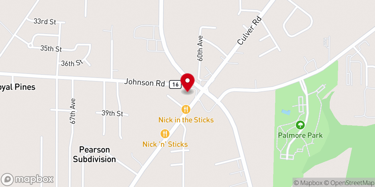 Map showing location of Miracle Valley Community