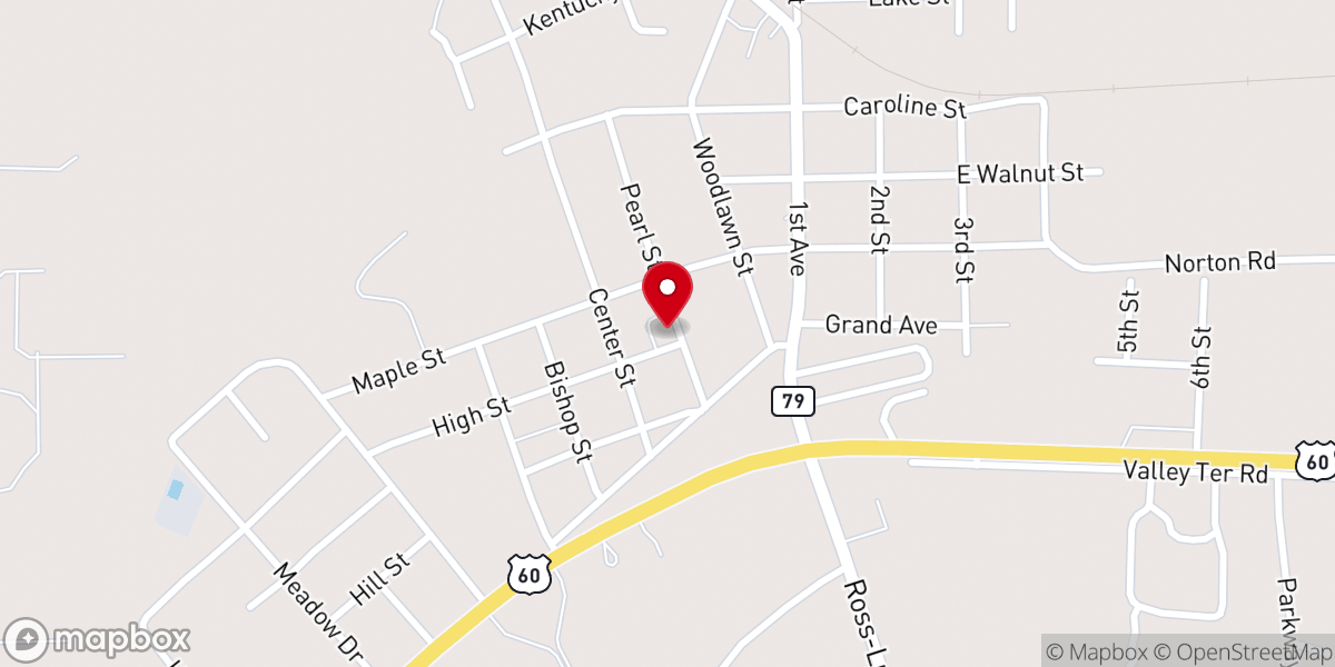 Map showing location of Holy Guardian Angels Catholic Church