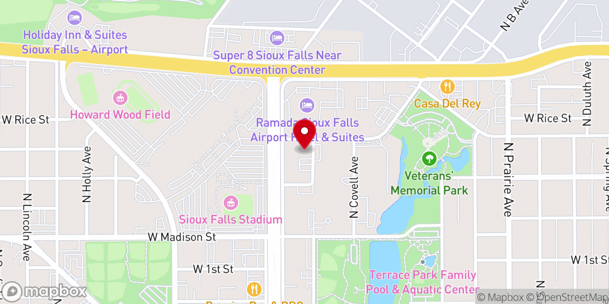 Map showing location of Underground House of Prayer