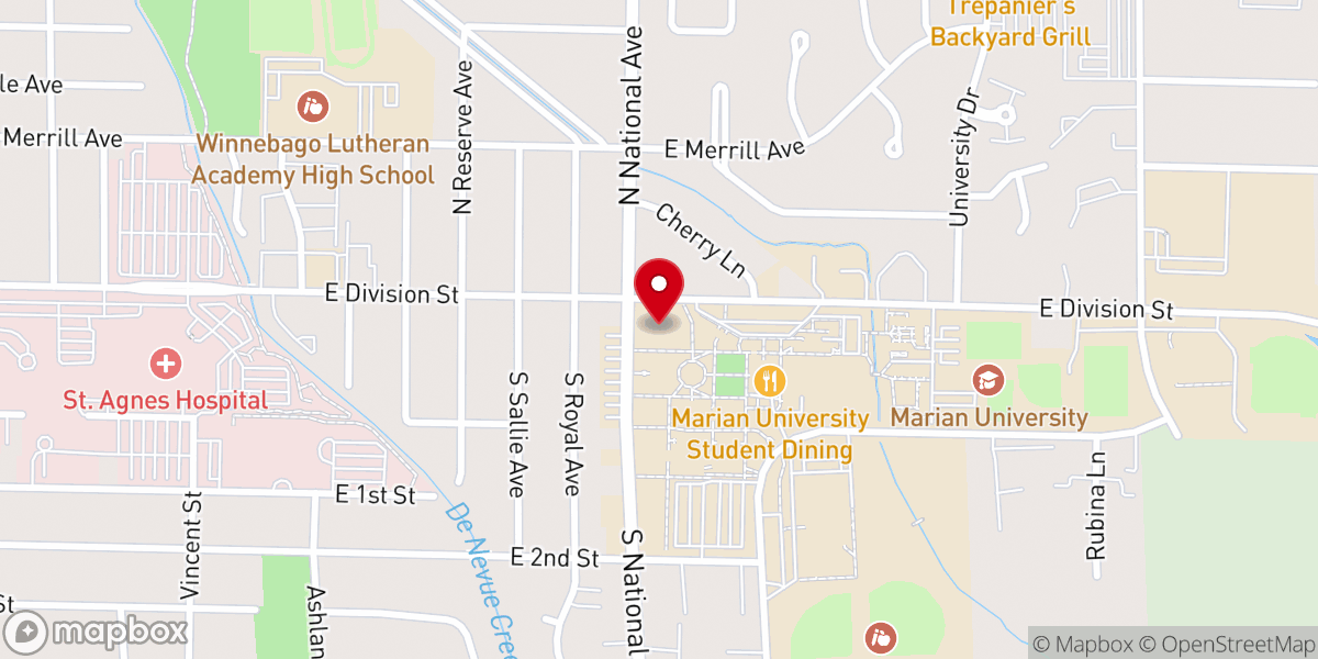 Map showing location of Dorcas Chapel