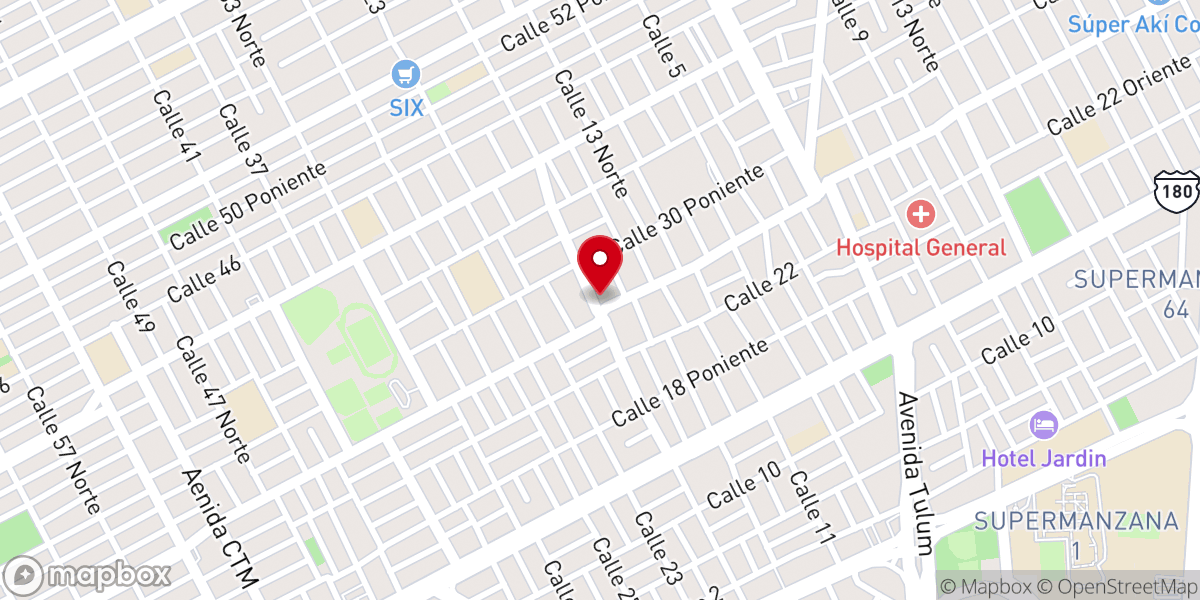 Map showing location of Centro De Fe Emanuel de las Asambleas de Dios