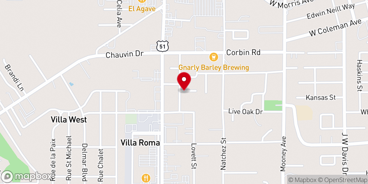 Map showing location of Mixon Holy Cross Temple Church of God in Christ