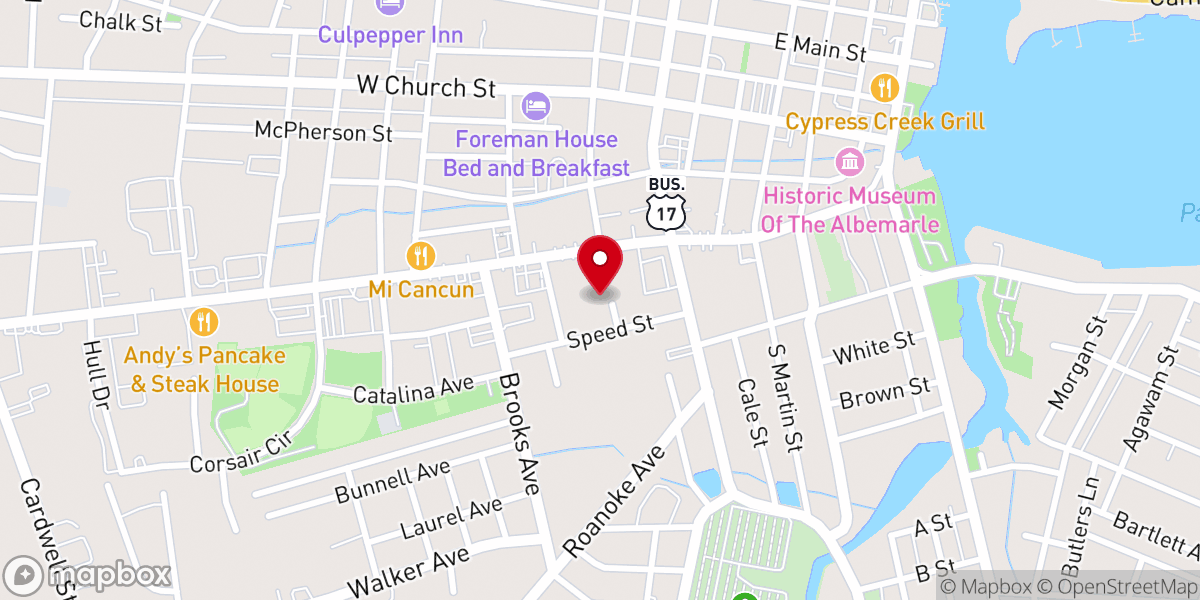Map showing location of Saint Peter Church of Christ