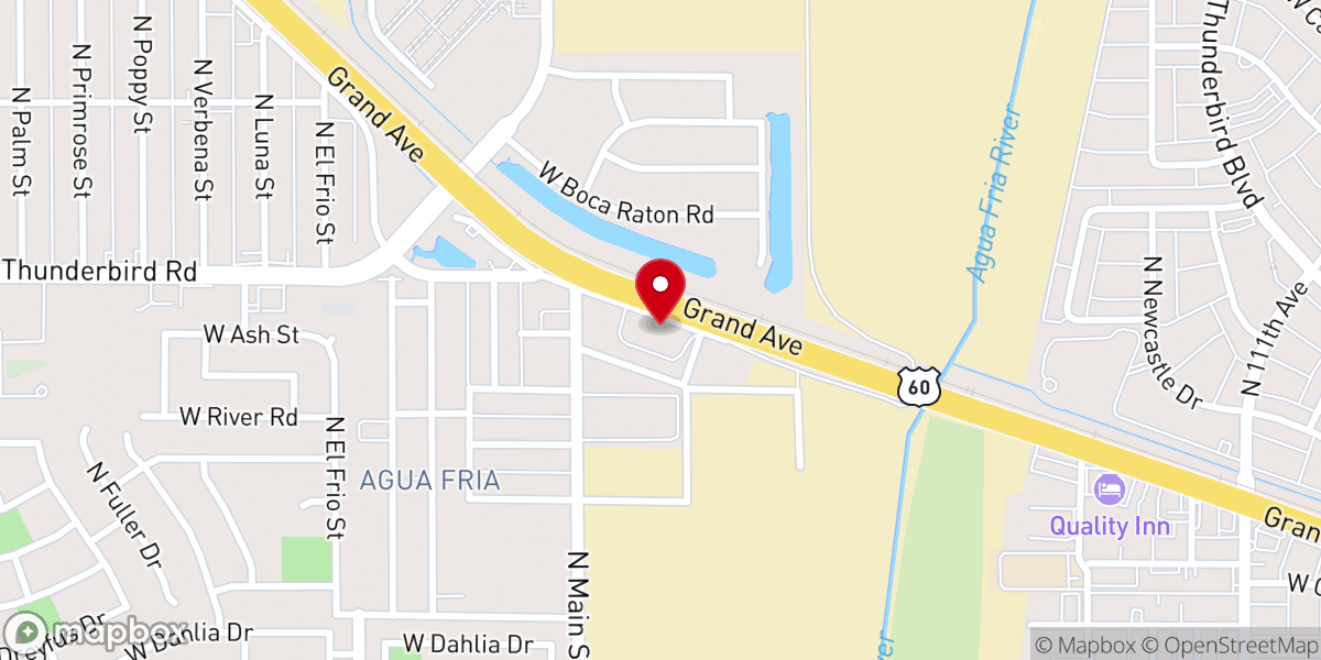 Map showing location of Iglesia Cristiana Josue - El Mirage AZ