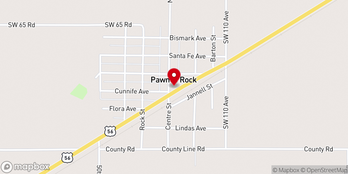 Map showing location of Santa Fe Mercantile