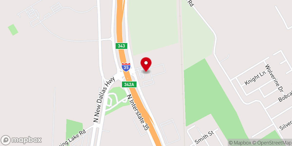 Map showing location of Road Ranger