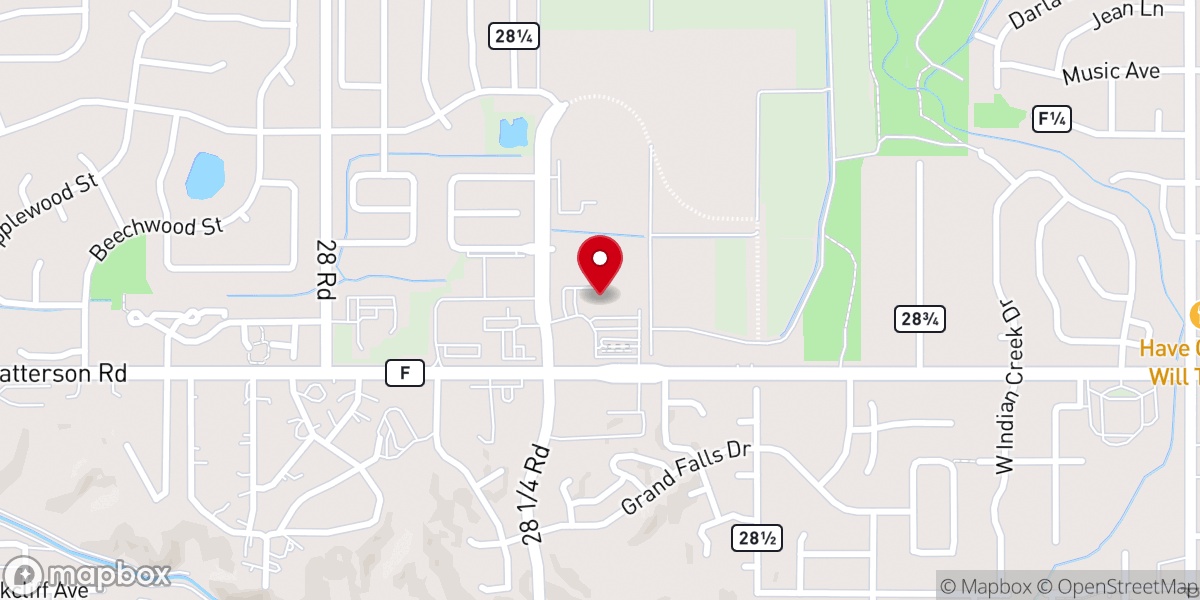 Map showing location of Faith Heights