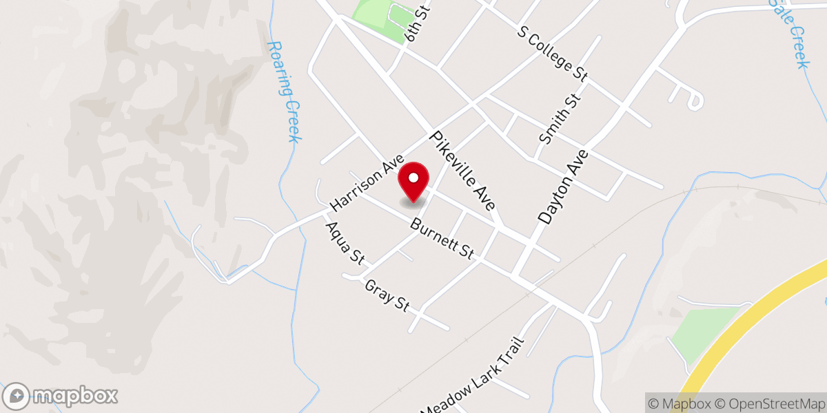 Map showing location of Graysville United Methodist Church