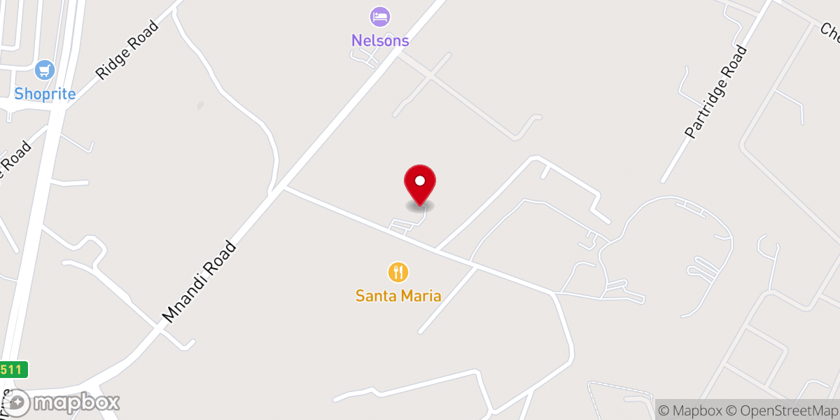 Map showing location of Celebration Church Johannesburg