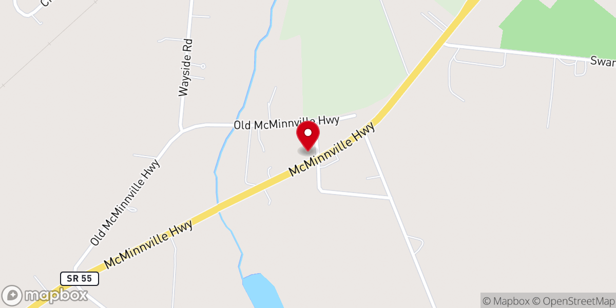 Map showing location of Grace Community Church of Manchester