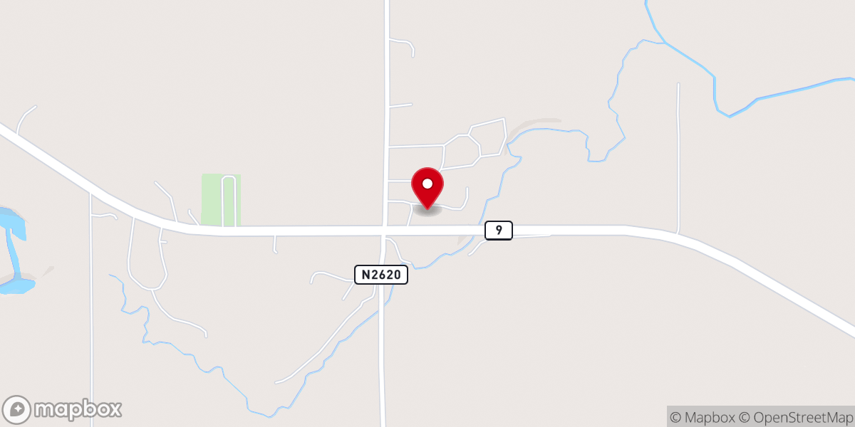 Map showing location of Ware Chapel