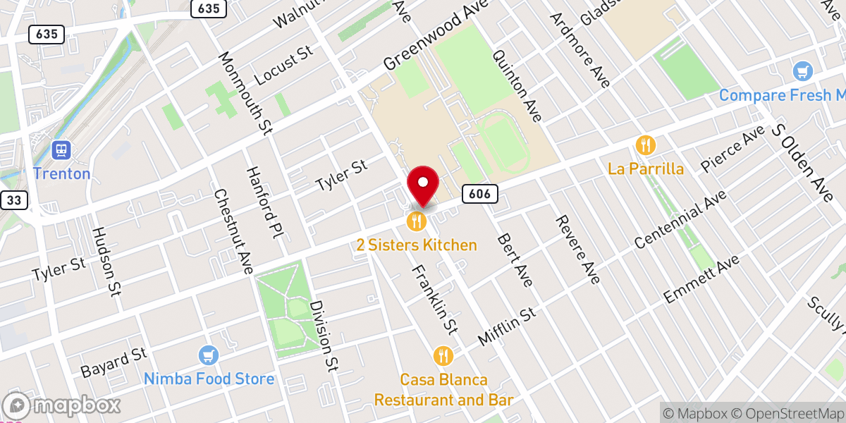Map showing location of Iglesia Pentecostes Monte De Los Olivos Inc