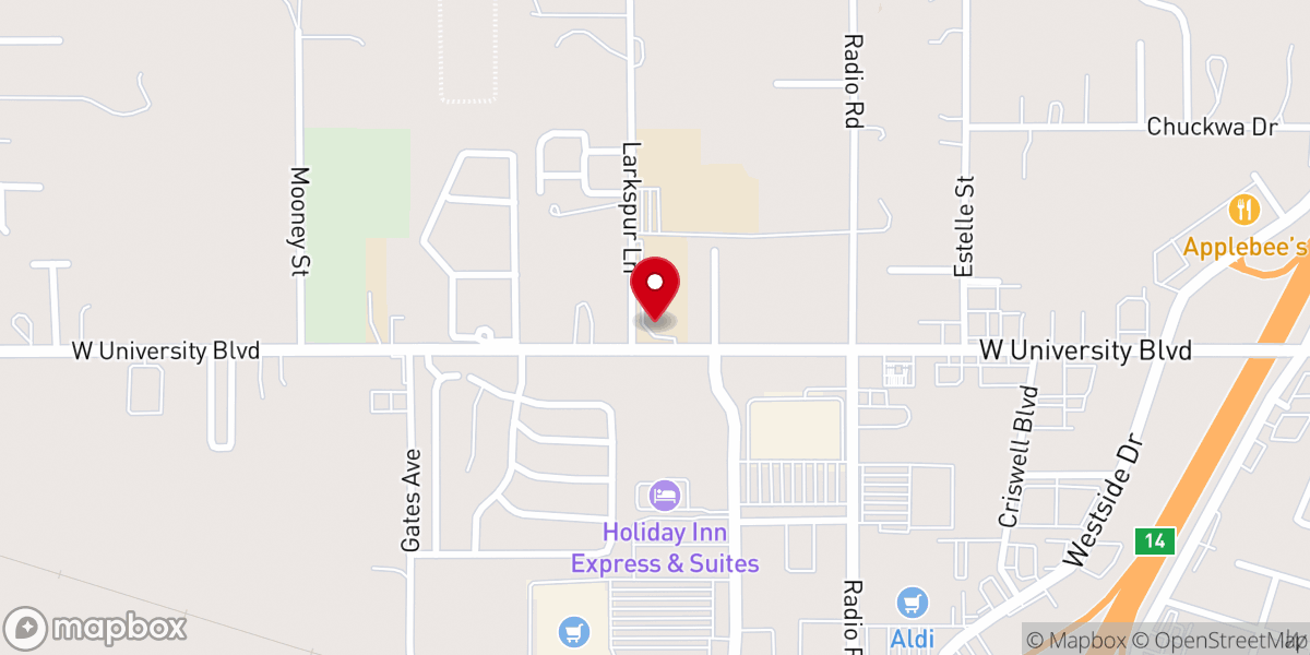 Map showing location of Victory Life Durant