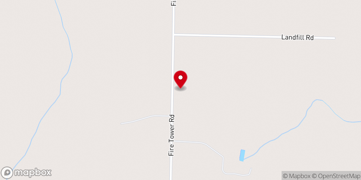 Map showing location of Free Union OFWB Church