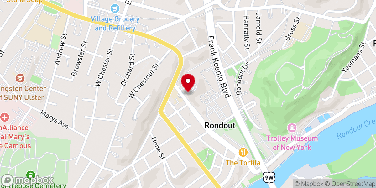 Map showing location of St Mary's - St. Peter's Roman Catholic Church