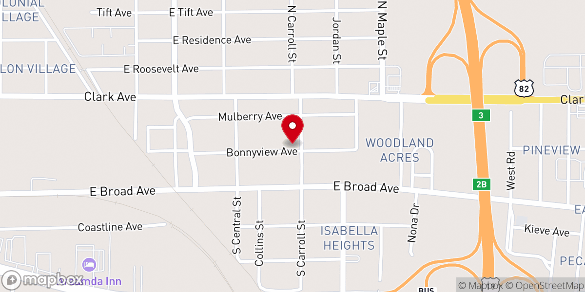 Map showing location of Victorious Life Church of Albany