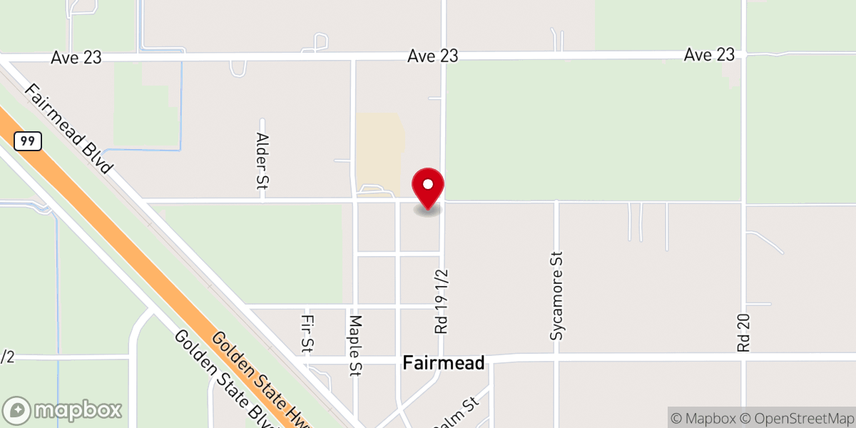 Map showing location of Grace Tabernacle Church