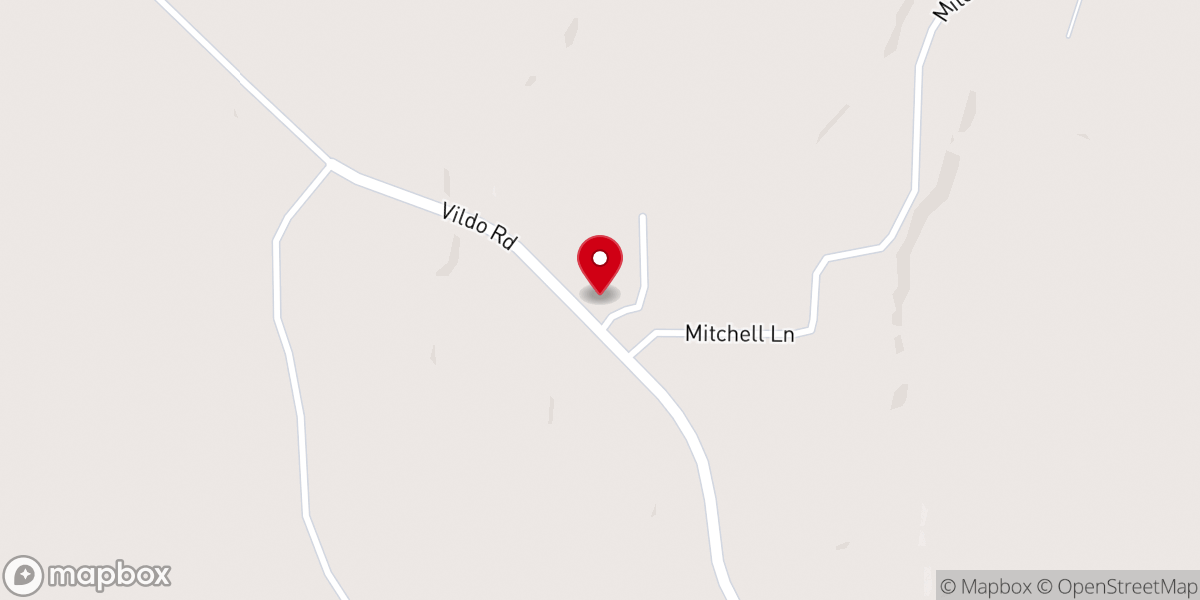 Map showing location of Bethlehem M.B. Church
