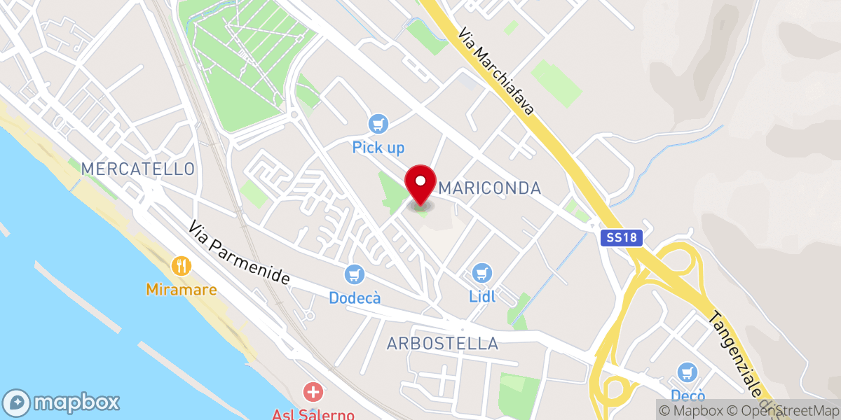 Map showing location of Campetti dell'Oratorio Parrocchiale