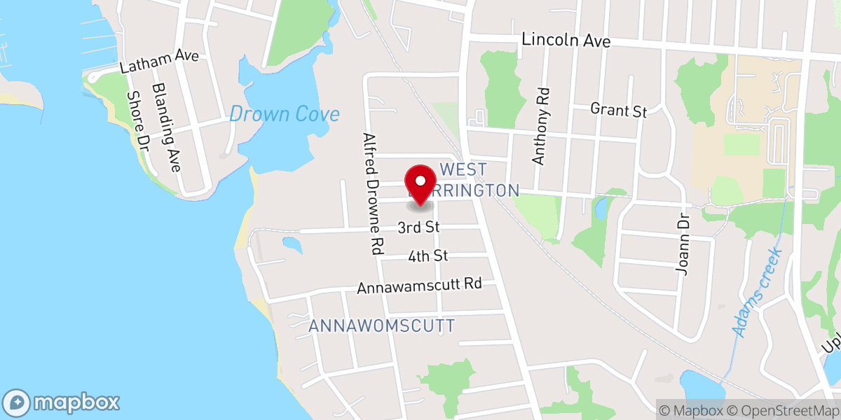 Map showing location of Sts. Matthew & Mark Episcopal Church