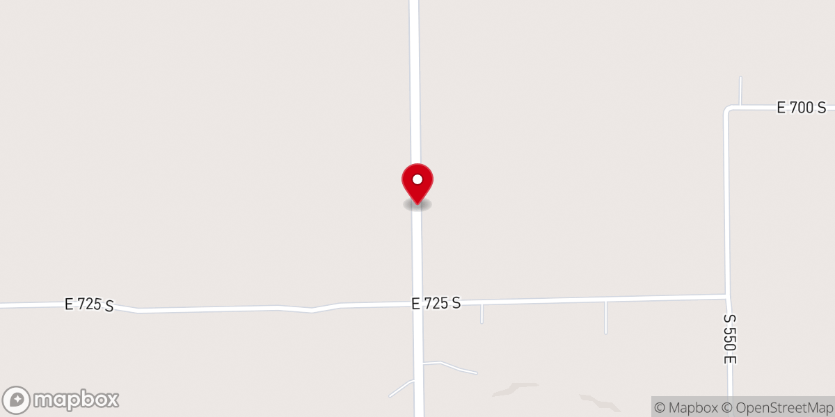 Map showing location of Free United Baptist Church