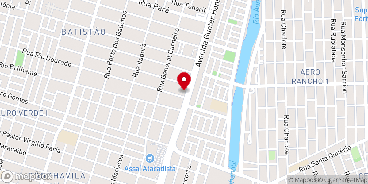 Map showing location of Igreja Batista Moriá - Matriz