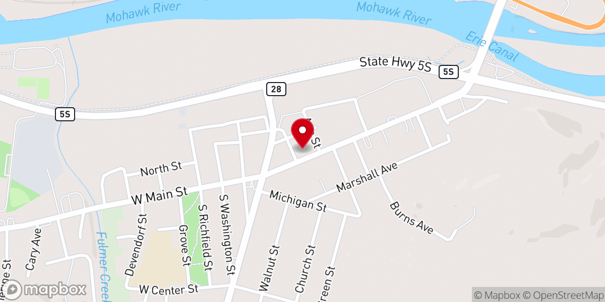 Map showing location of Word Christian Center