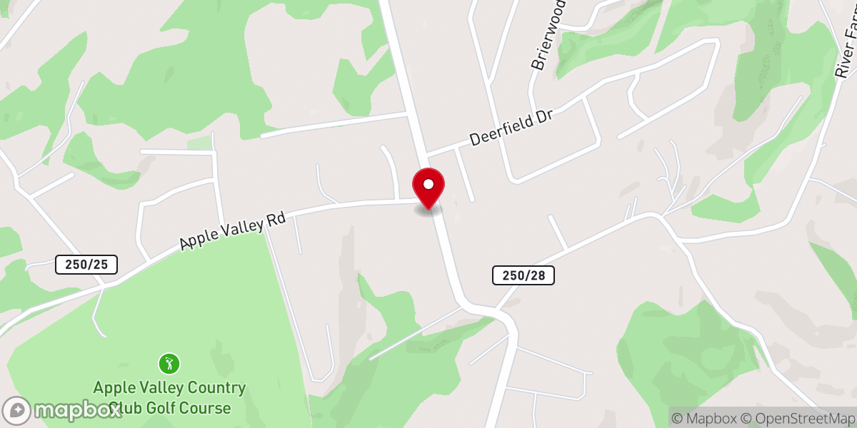 Map showing location of White Hall Church of Christ
