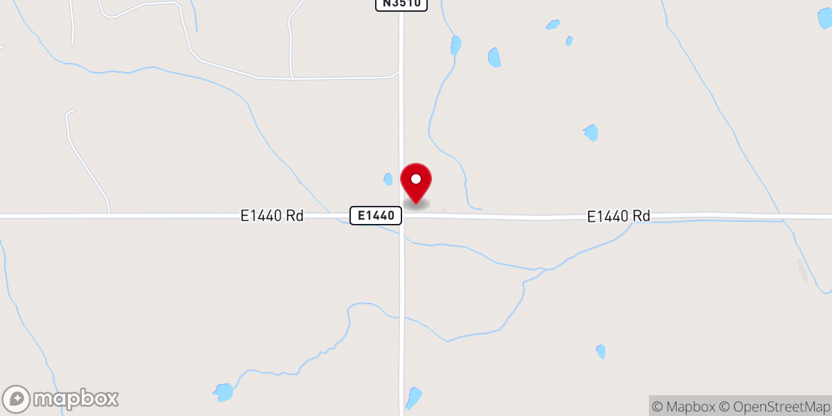 Map showing location of Grayson Church