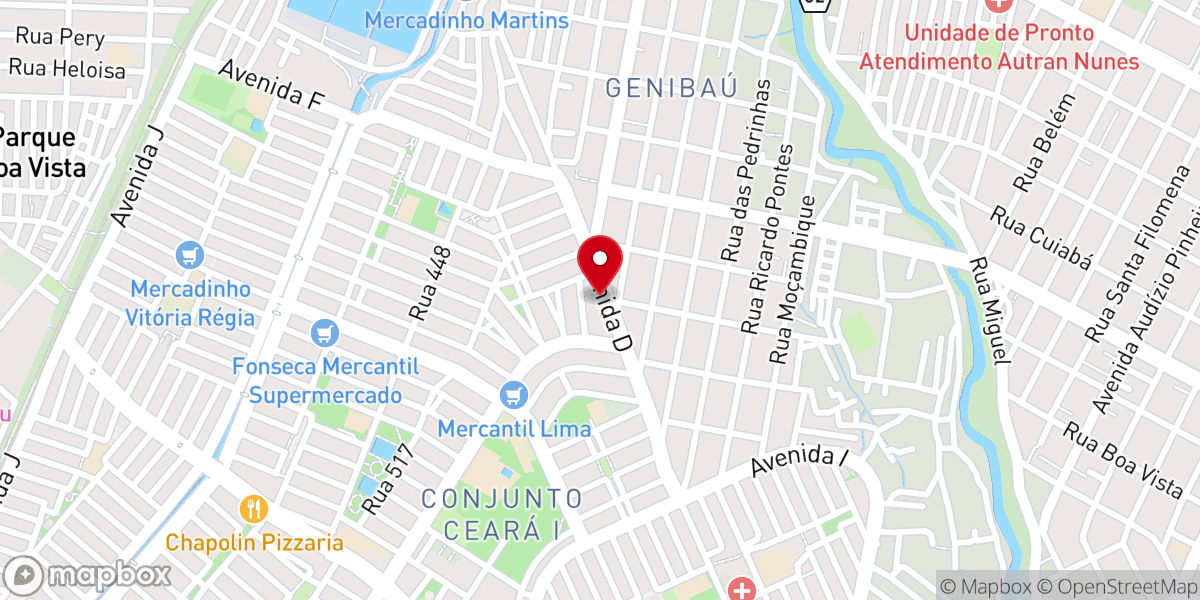 Map showing location of Igreja Batista Regular - Nova Jerusalém