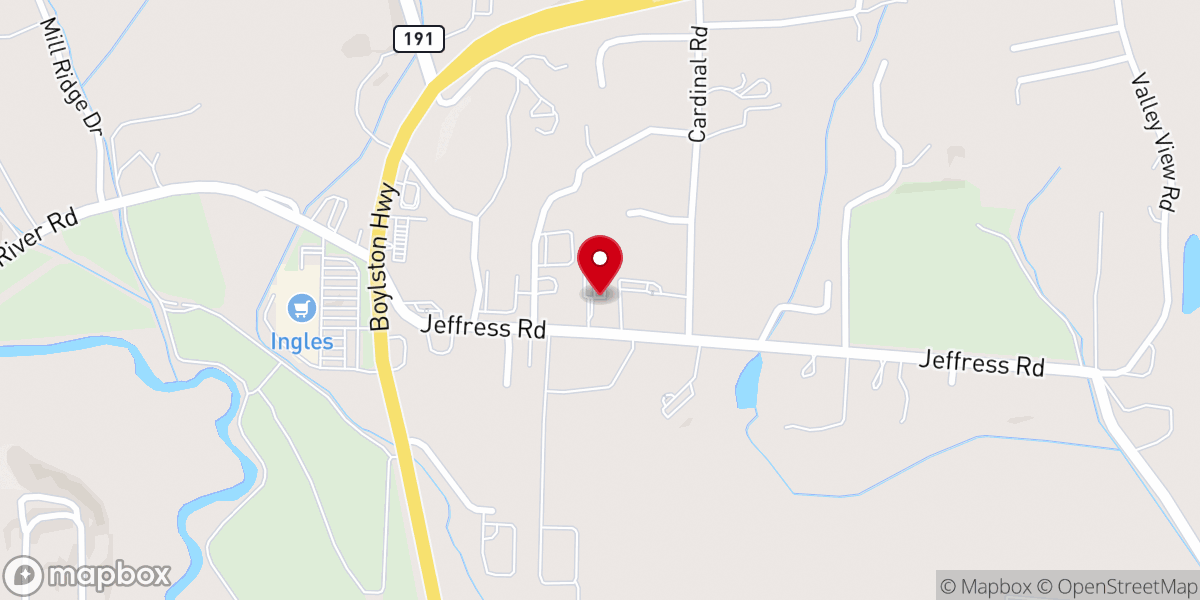Map showing location of North Congregation-Jehovah's