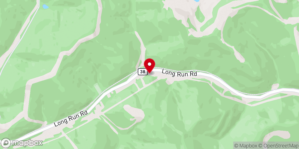 Map showing location of Hurst Chapel United Methodist Church