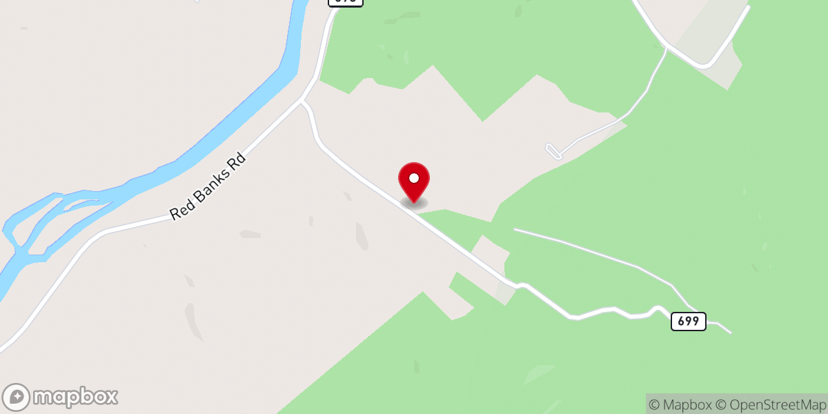 Map showing location of Walkers Chapel