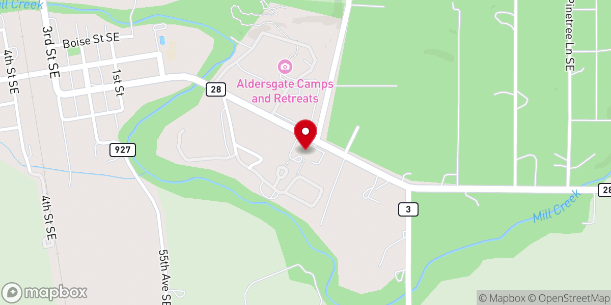 Map showing location of Little Lamb Christian Preschool