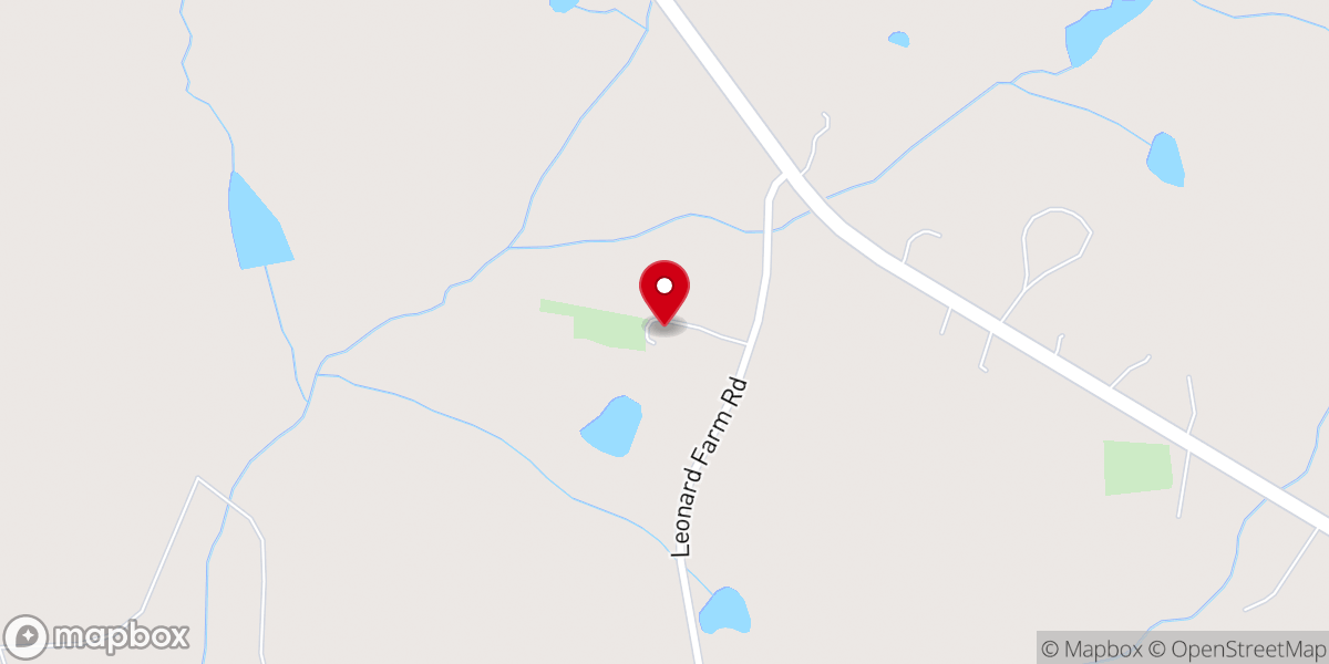 Map showing location of Nelson Chapel Baptist Church