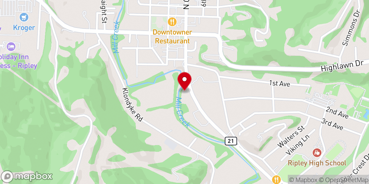 Map showing location of Enterprise Rent-A-Car