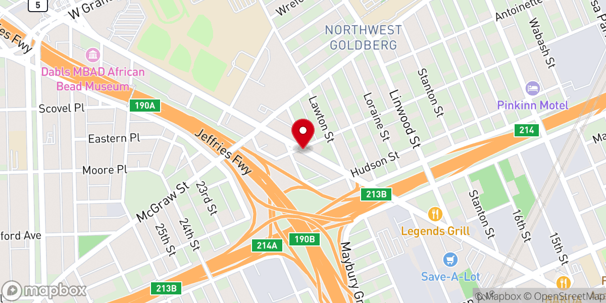 Map showing location of Wildfire Ministries International