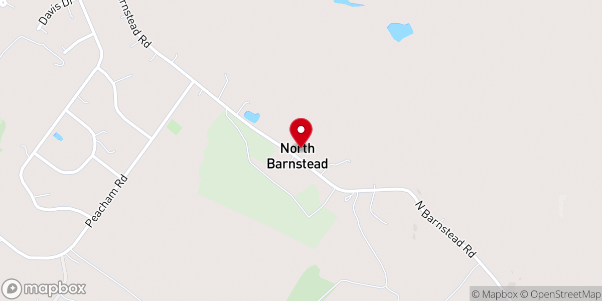 Map showing location of Congregational Church of North Barnstead